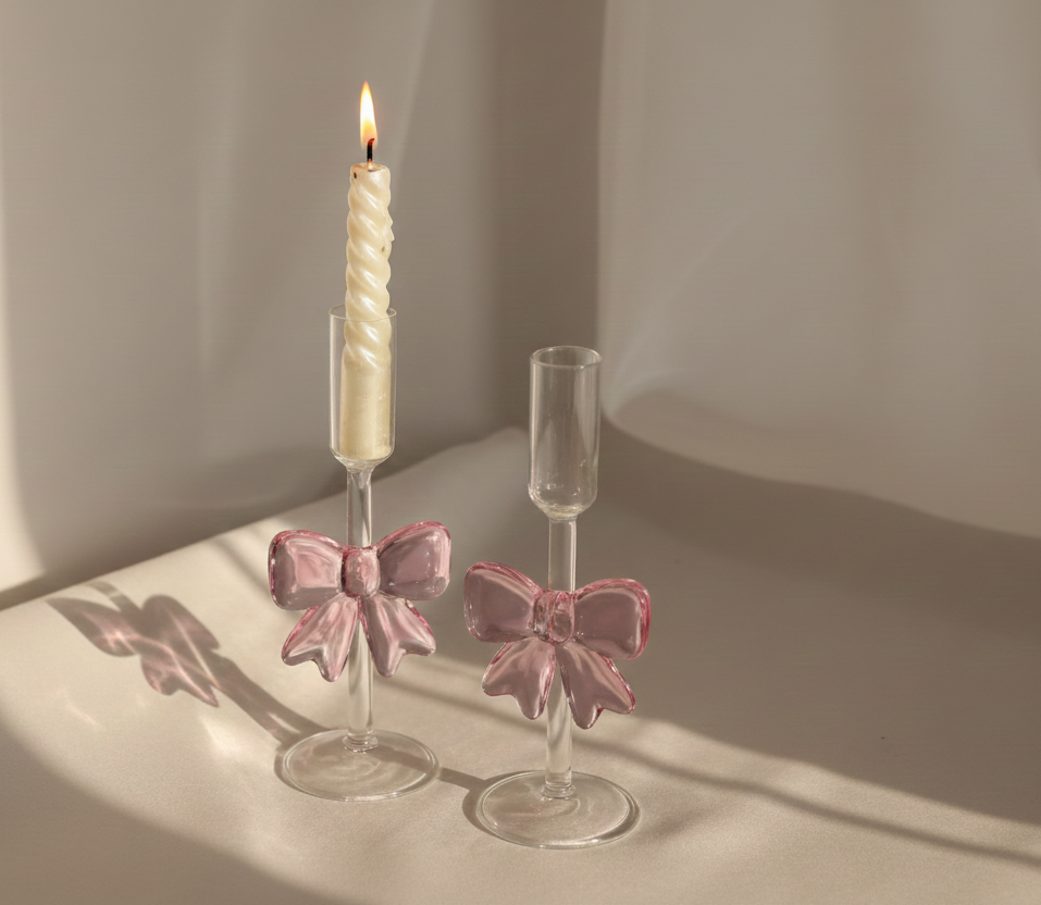 Butterfly Glass Candle Holder - Small
