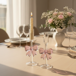 Alternative view of Butterfly Glass Candle Holder